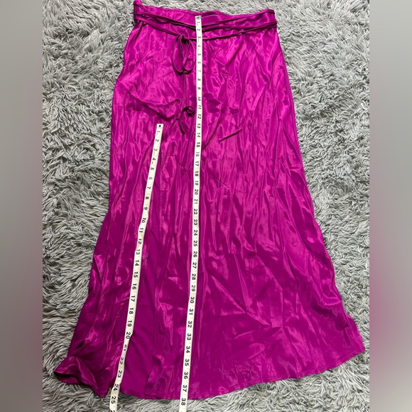 Anthropologie Slim Slip Midi Skirt size L - Picture 6 of 10